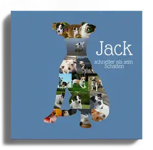 Hunde-Fotocollage "Jack Russell Terrier" erstellen. Eigene Fotos, Namen und Texte.
