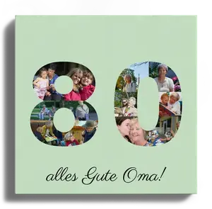 Zahlencollage zum Geburtstag -JPG-Datei zum Sofort-Download