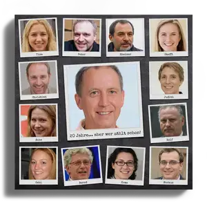 Abschiedsgeschenk zum Ruhestand - Fotocollage selbst erstellen