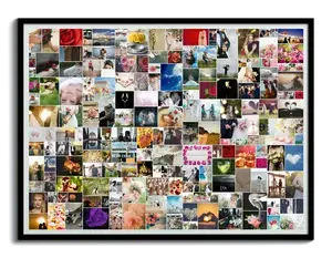 Erstelle deine kreative Hochzeitscollage – persönlich & emotional bis zu 200 Fotos