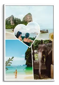 Urlaubs-Fotocollage Scrapbook erstellen | Reiseerinnerungen gestalten