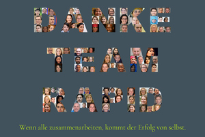 Personalisierte Fotocollage „Danke“ als Buchstaben (60x80cm) Personalisierte Fotocollage „Danke“ als Buchstaben (60x80cm)