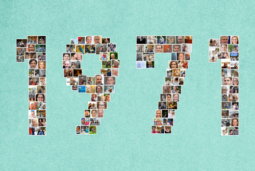 Fotoposter – verschenken Sie eine Fotocollage als Zahl zum Geburtstag