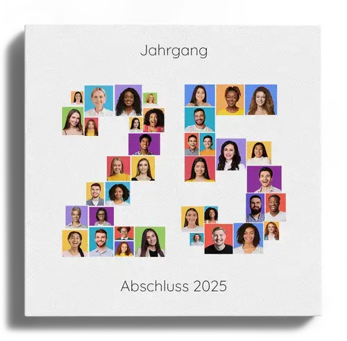 Personen des Abschlussjahrgangs als Fotocollage erstellen