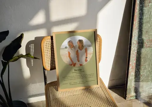 Definitionsposter 'Bestie' – Dein Abenteuerpartner