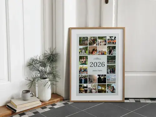 Fotocollage Abitur & Abifeier mit Text
