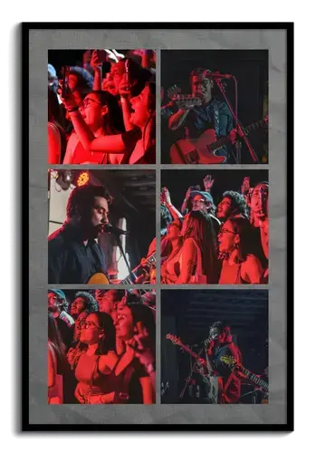 Konzert Fotocollage mit individuellem Text