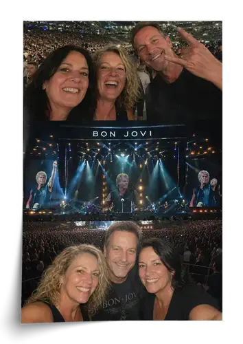 Konzert Fotocollage mit individuellem Text