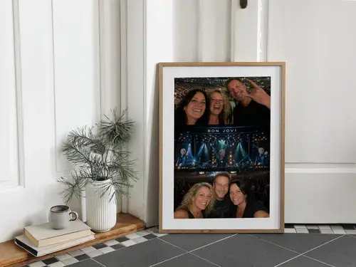 Konzert Fotocollage mit individuellem Text