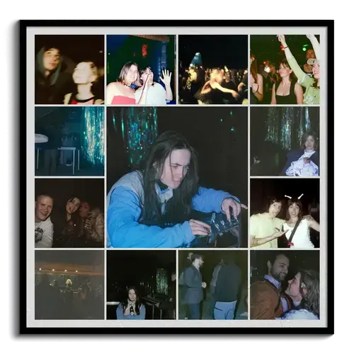 Konzert Fotocollage mit individuellem Text