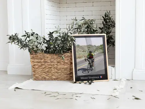 Rennrad-Fotocollage mit individuellem Text