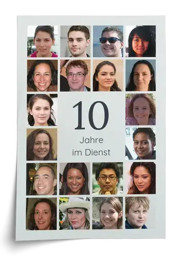 Fotocollage Zahl 10 - erstelle dein Geschenk zum 10. Jubiläum: Firma, Hochzeit, Verein Fotocollage Zahl 10 - erstelle dein Geschenk zum 10. Jubiläum: Firma, Hochzeit, Verein