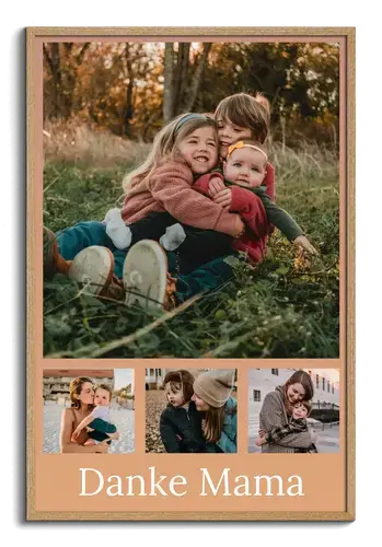 Fotocollagen Muttertag/Vatertag – mit Wunschtext