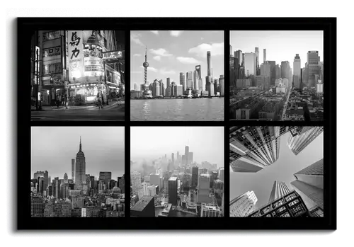 Urlaubsfoto-Collage Städte & Sehenswürdigkeiten