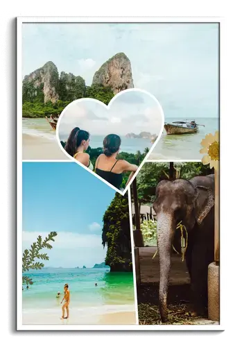 Scrapbook-Clean Fotocollage Urlaub