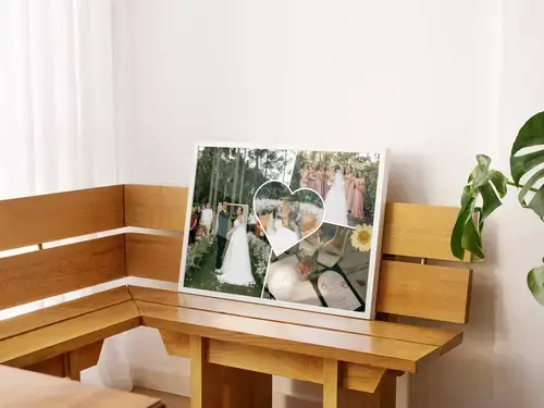 Scrapbook Collage Hochzeit clean