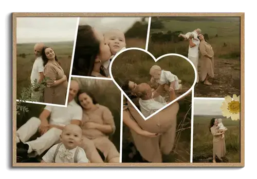 Scrapbook Fotocollage clean Lieblingsmomente