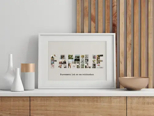 Fotocollage "Familie" mit personalisierten Fotos