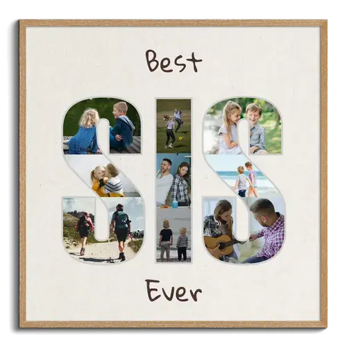 Fotocollage Beste Schwester mit Fotos