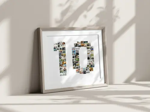 Zahlencollage '10' – Individuell anpassbar