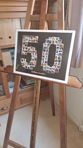 Kundenfoto von Alain für Bewertung Druck Fotocollage Poster gerahmt (holz, weiss) 40x30cm
