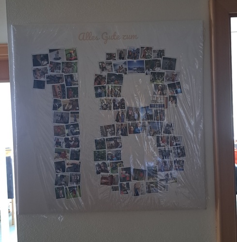 Kundenfoto von Anja für Bewertung Druck Fotocollage Leinwand 70x70cm