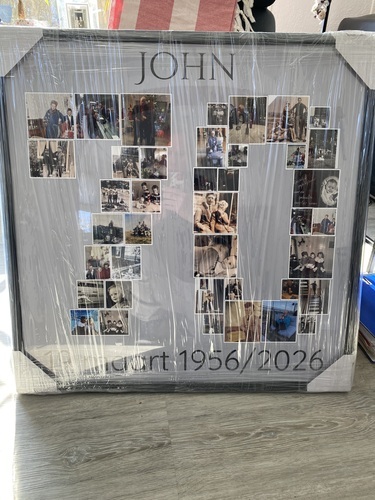 Kundenfoto von Joop für Bewertung Druck Fotocollage Poster gerahmt (holz, schwarz) 70x70cm