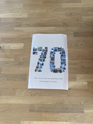 Kundenfoto von Manuela für Bewertung Druck Fotocollage Poster 40x60cm