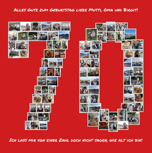 Kundenfoto von Manuela für Bewertung Fotocollage als Download
