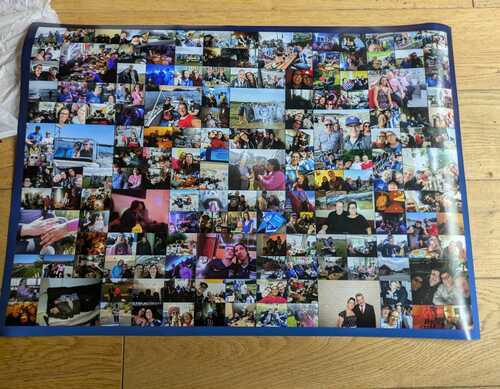Kundenfoto von Martina für Bewertung Druck Fotocollage Poster 70x50cm