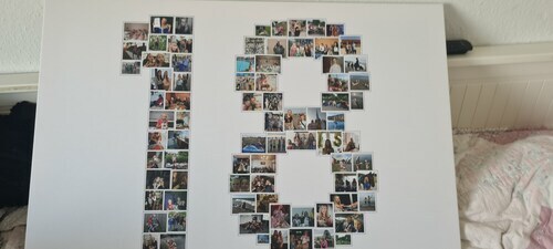 Kundenfoto von Nico für Bewertung Druck Fotocollage Leinwand 90x60cm