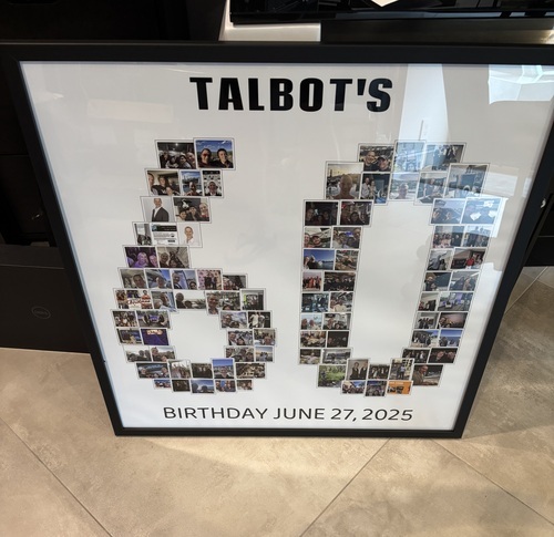 Kundenfoto von Talbot für Bewertung Druck Fotocollage Poster gerahmt (holz, schwarz) 28x28"