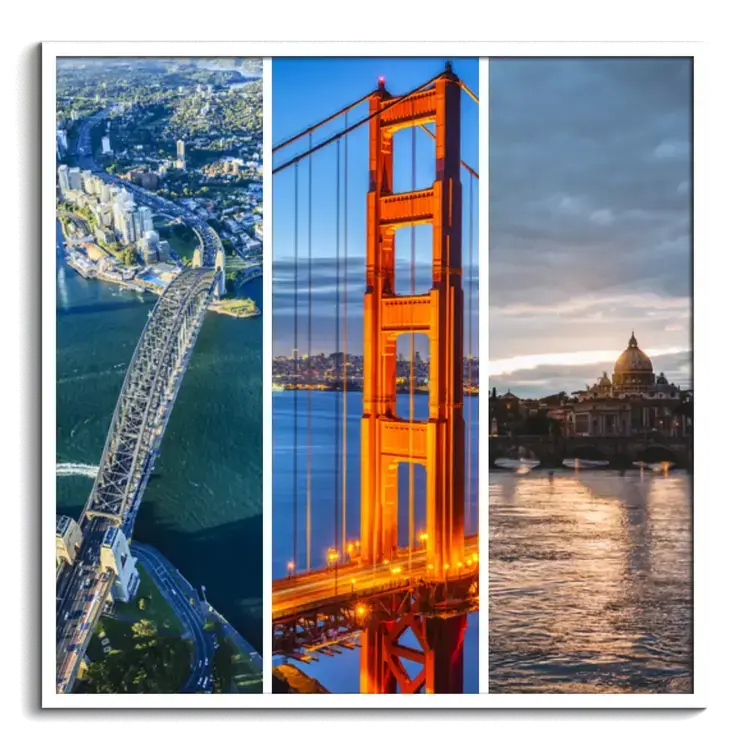 Urlaubsfoto-Collage Städte & Sehenswürdigkeiten