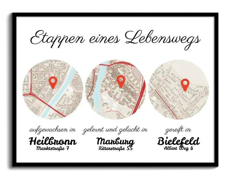 Lebensweg-Karte: Deine besondere Reise