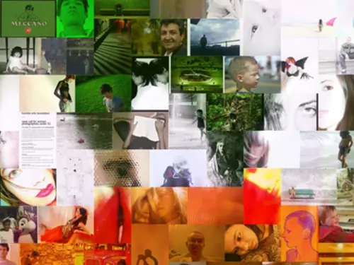Parkett Mosaikbild: versetzte Reihen wie ein Parkettboden